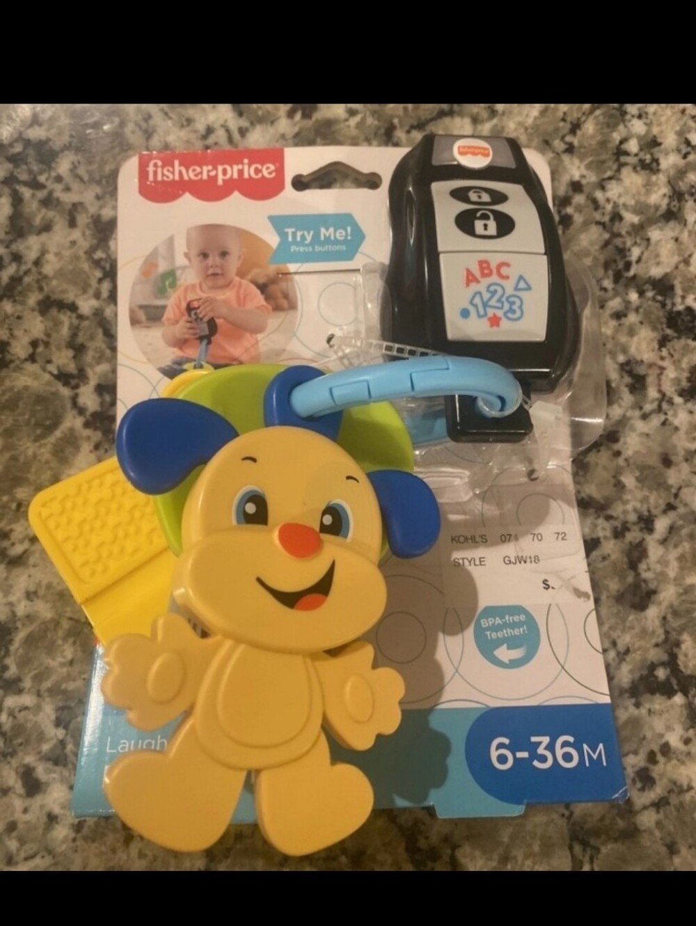 Play & Go Keys with Lights & SOUND Fisher-Price Toddler Toy Laugh & Learn